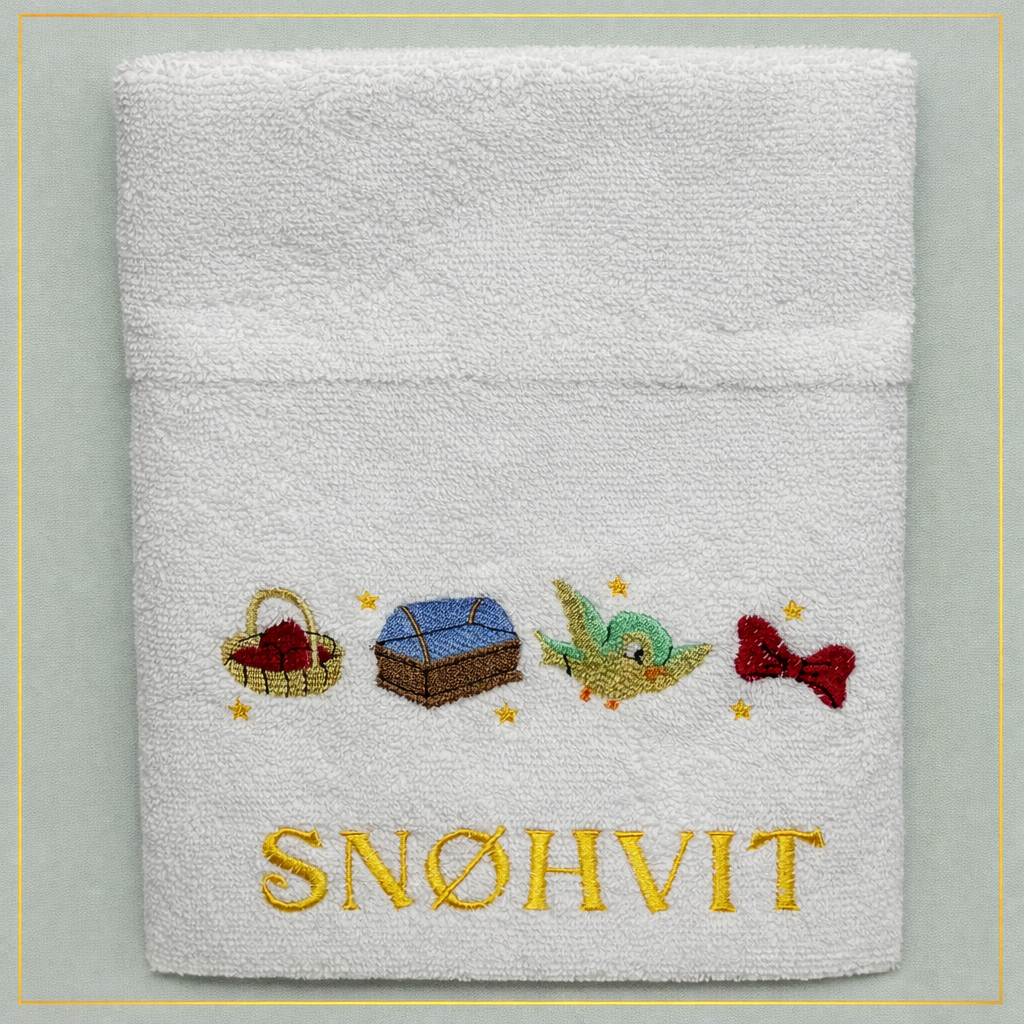 Håndkle -Snøhvit